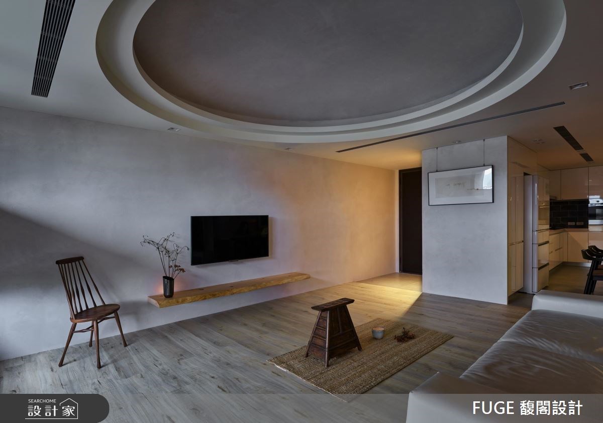 新成屋(5年以下)＿新中式風客廳案例圖片＿FUGE GROUP 馥閣設計集團＿馥閣_生命的核心 The Core of Their Life之2