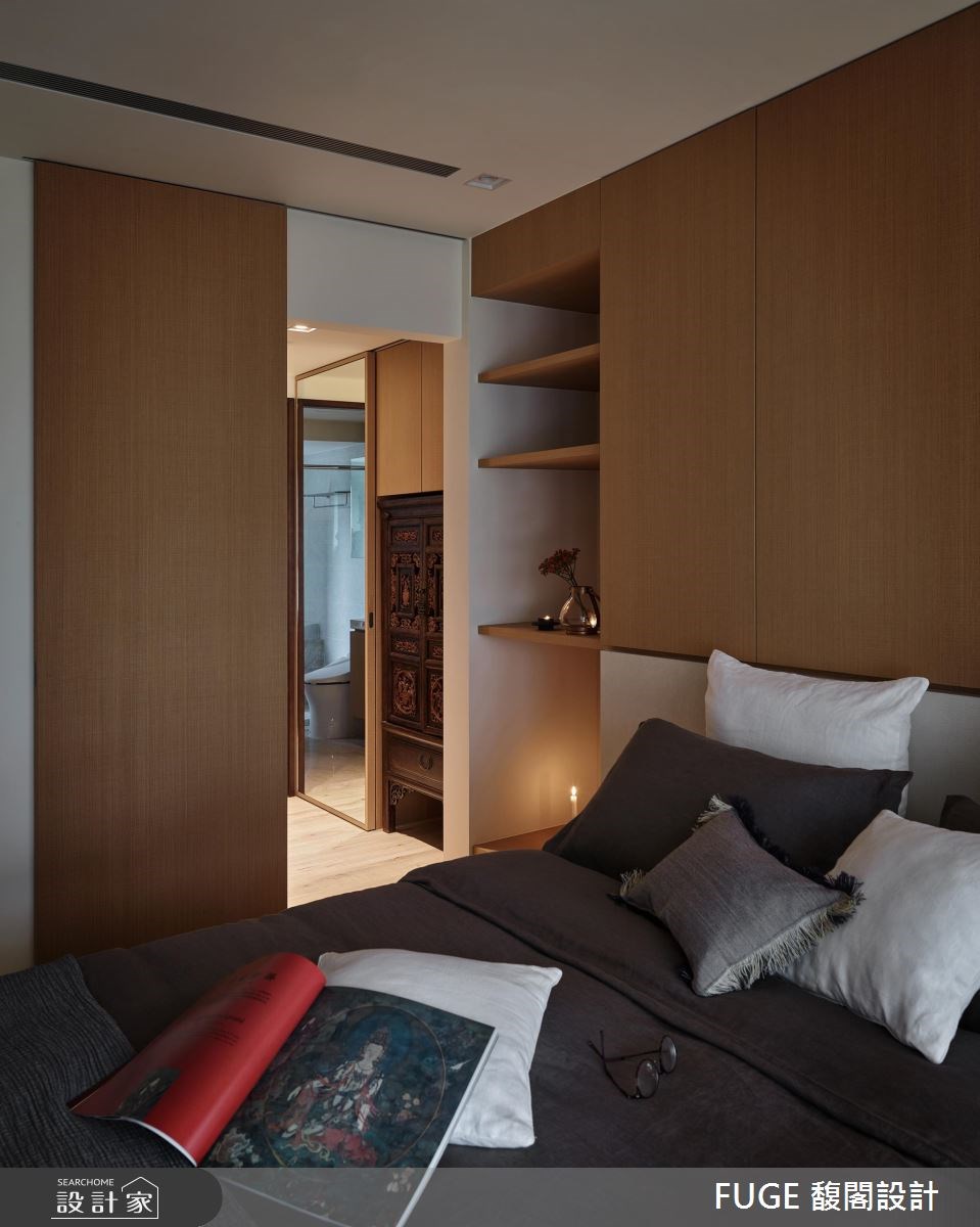 新成屋(5年以下)＿新中式風臥室案例圖片＿FUGE GROUP 馥閣設計集團＿馥閣_生命的核心 The Core of Their Life之12