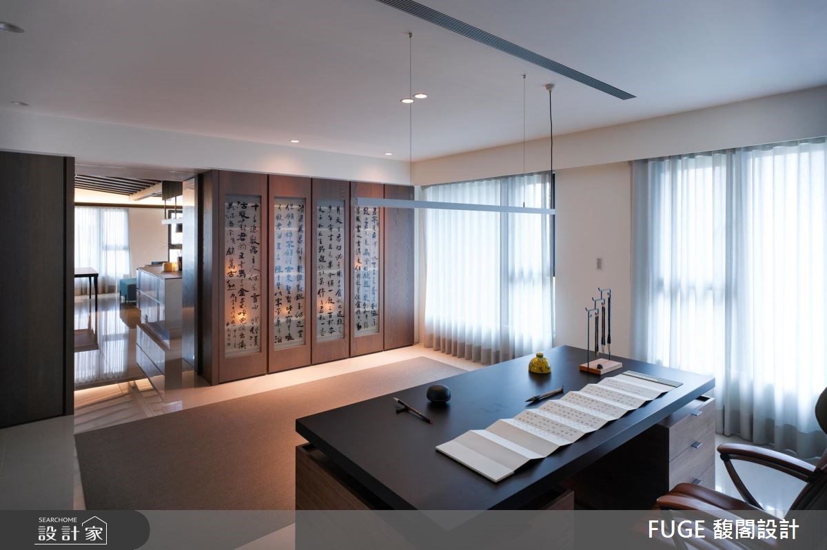 新成屋(5年以下)＿新中式風書房案例圖片＿FUGE GROUP 馥閣設計集團＿馥閣_我住故我在 You Are What You Live之9