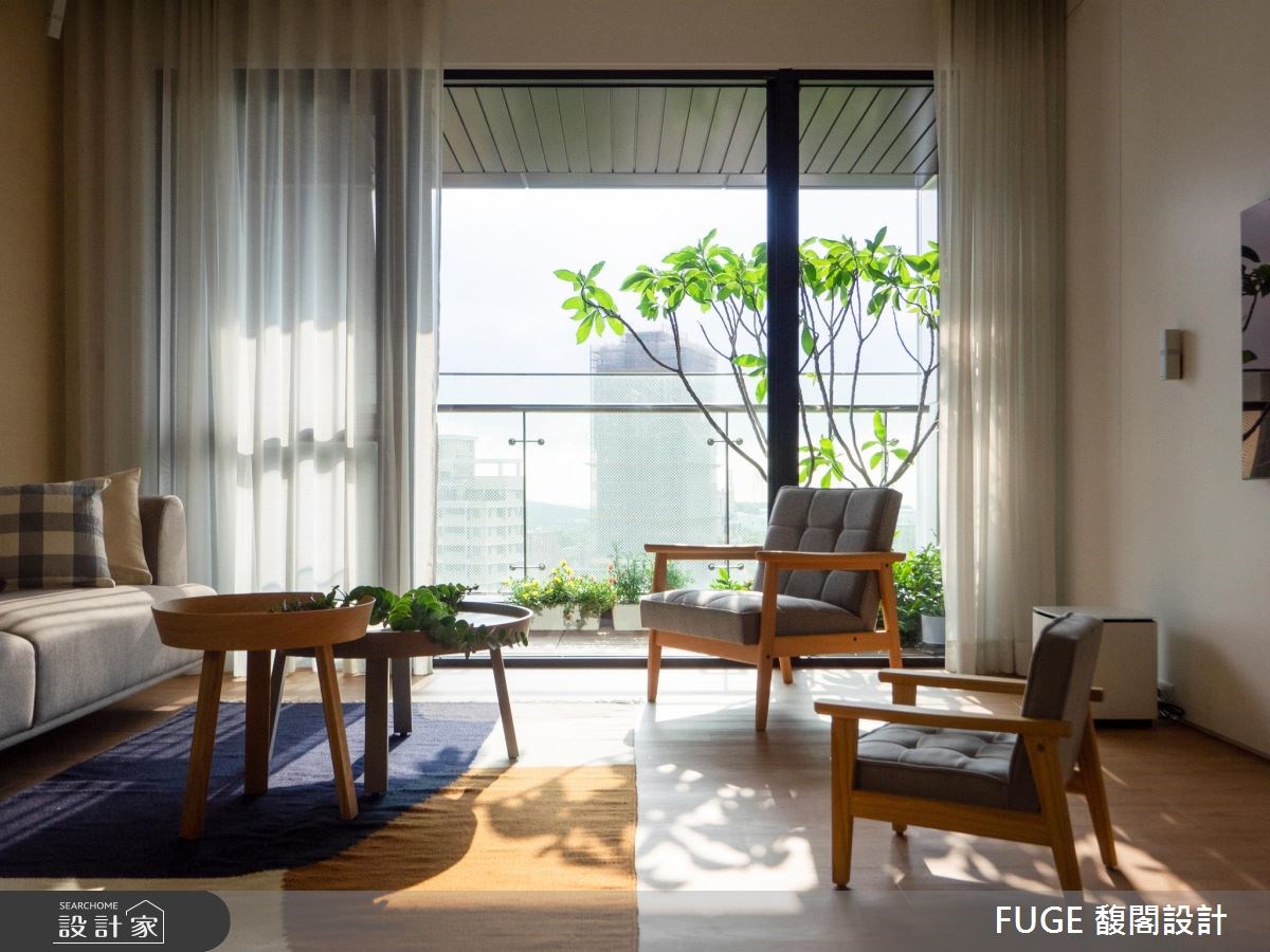 新成屋(5年以下)＿簡約風客廳案例圖片＿FUGE GROUP 馥閣設計集團＿馥閣_Sunny Breeze晴朗的微風之4