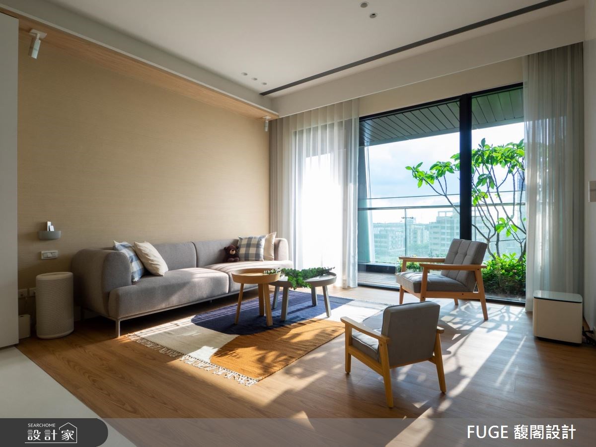 新成屋(5年以下)＿簡約風客廳案例圖片＿FUGE GROUP 馥閣設計集團＿馥閣_Sunny Breeze晴朗的微風之5
