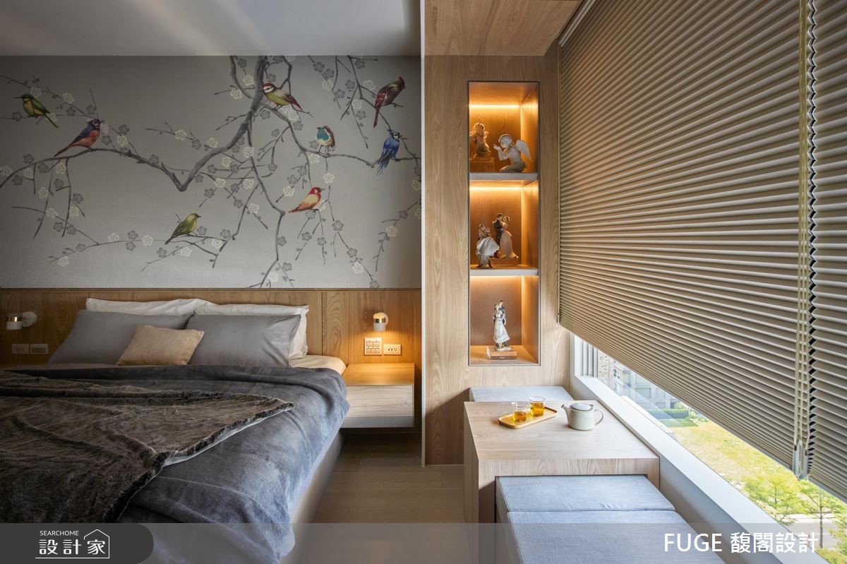 新成屋(5年以下)＿混搭風臥室案例圖片＿FUGE GROUP 馥閣設計集團＿馥閣_寫給幸福 To Happiness之19
