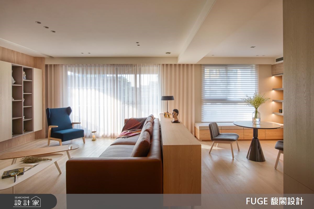 新成屋(5年以下)＿混搭風客廳案例圖片＿FUGE GROUP 馥閣設計集團＿馥閣_寫給幸福 To Happiness之3