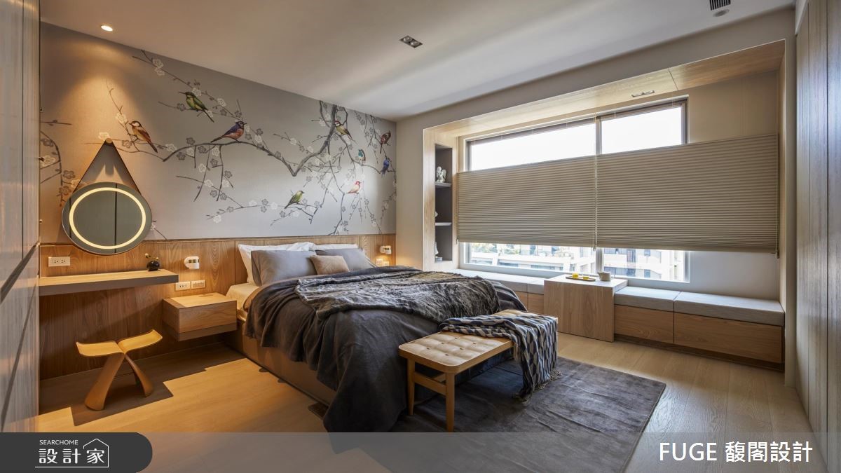 新成屋(5年以下)＿混搭風臥室臥榻案例圖片＿FUGE GROUP 馥閣設計集團＿馥閣_寫給幸福 To Happiness之18