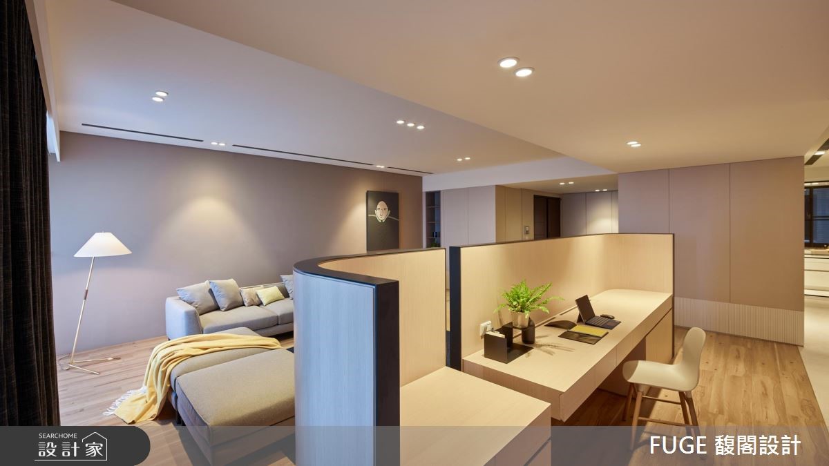 中古屋(5~15年)＿現代風客廳書房案例圖片＿FUGE GROUP 馥閣設計集團＿馥閣_My Own Haven之7