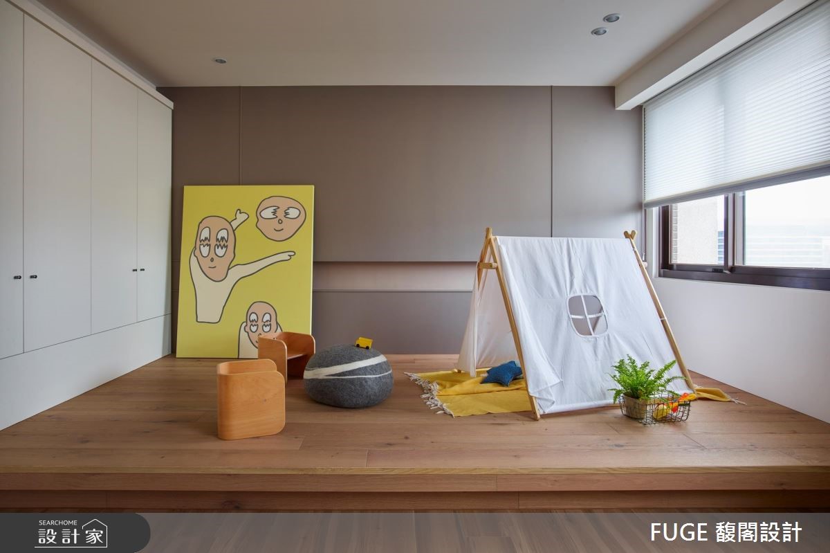 中古屋(5~15年)＿現代風兒童房兒童房臥榻案例圖片＿FUGE GROUP 馥閣設計集團＿馥閣_My Own Haven之17
