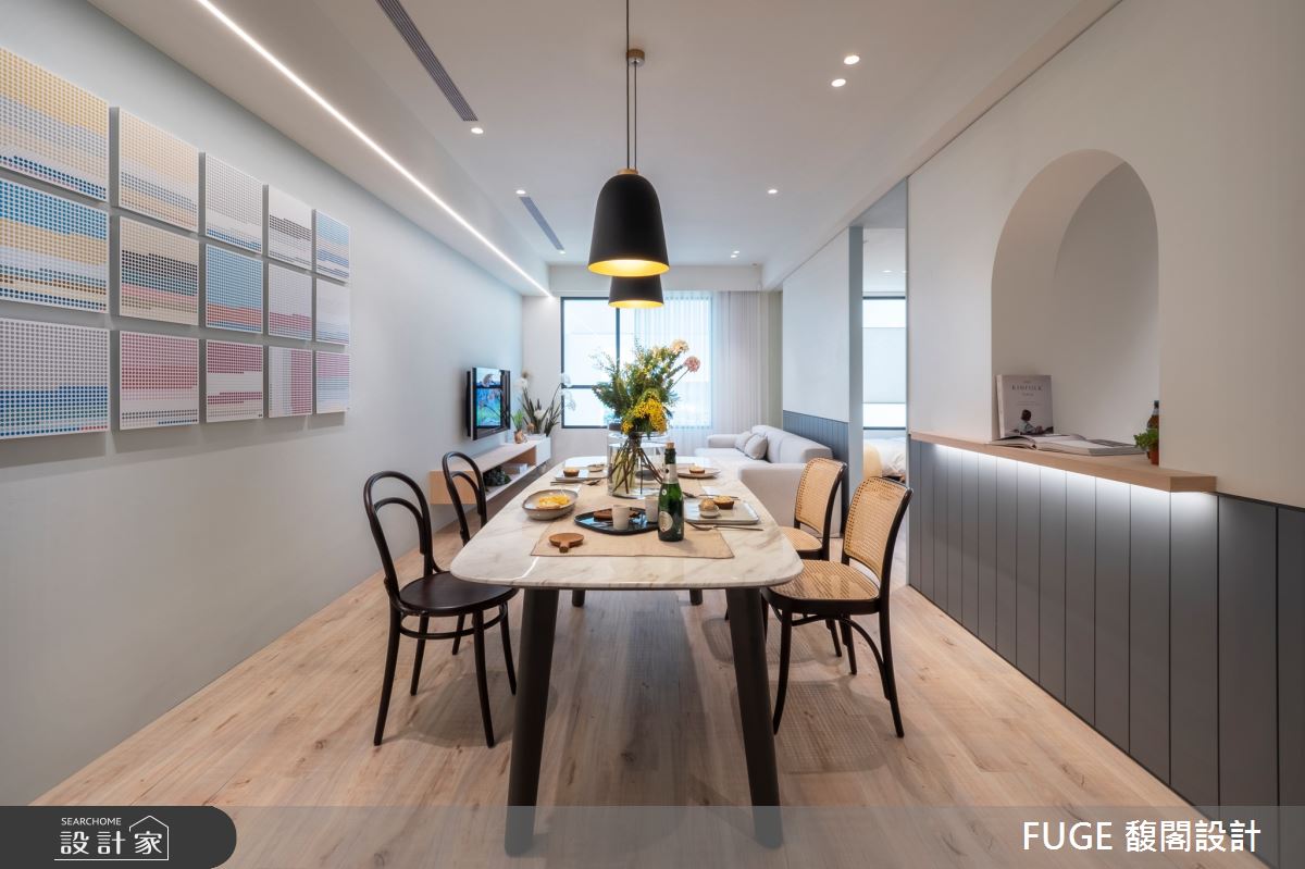預售屋＿現代風餐廳案例圖片＿FUGE GROUP 馥閣設計集團＿馥閣_The Future of the Future未來的未來之4