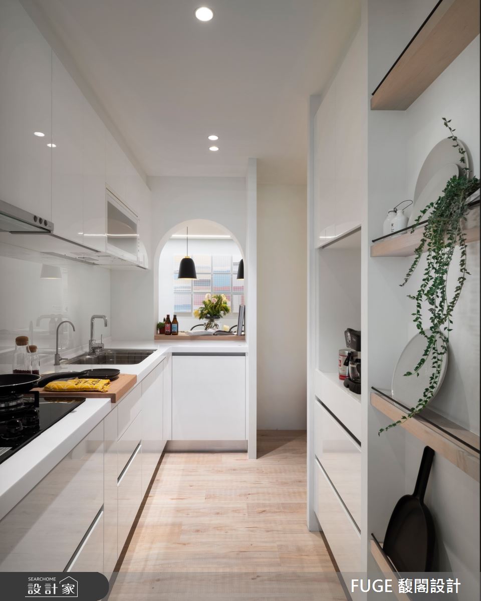 預售屋＿現代風廚房案例圖片＿FUGE GROUP 馥閣設計集團＿馥閣_The Future of the Future未來的未來之7
