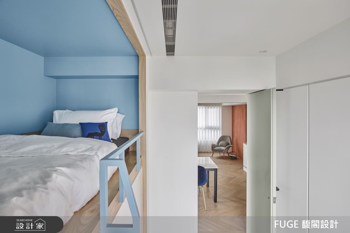 22坪新成屋(5年以下)＿混搭風臥室案例圖片＿FUGE GROUP 馥閣設計集團＿馥閣_You Me And Us之13