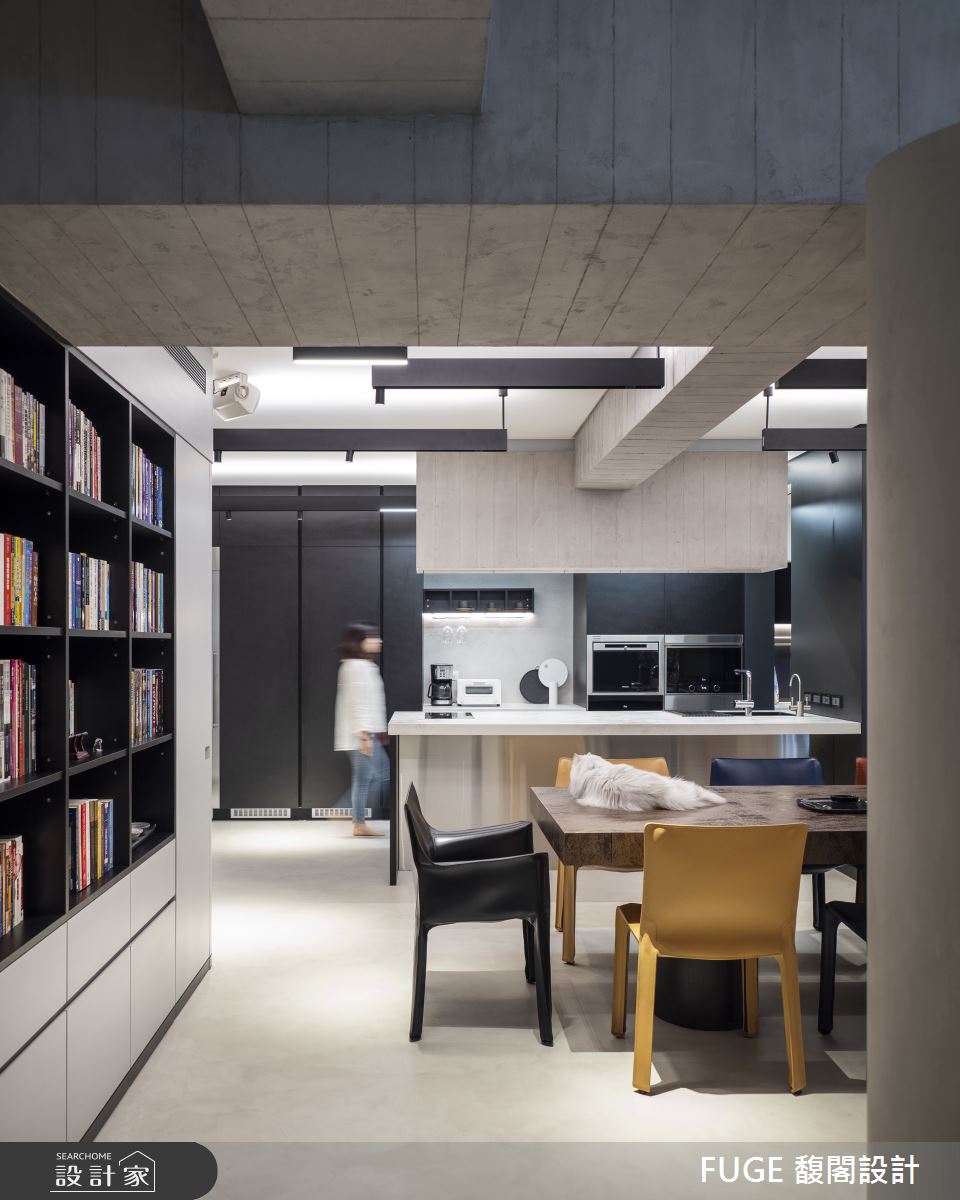 46坪老屋(31~40年)＿現代風餐廳廚房案例圖片＿FUGE GROUP 馥閣設計集團＿馥閣_House of the Mystic Art神秘學者之家之12