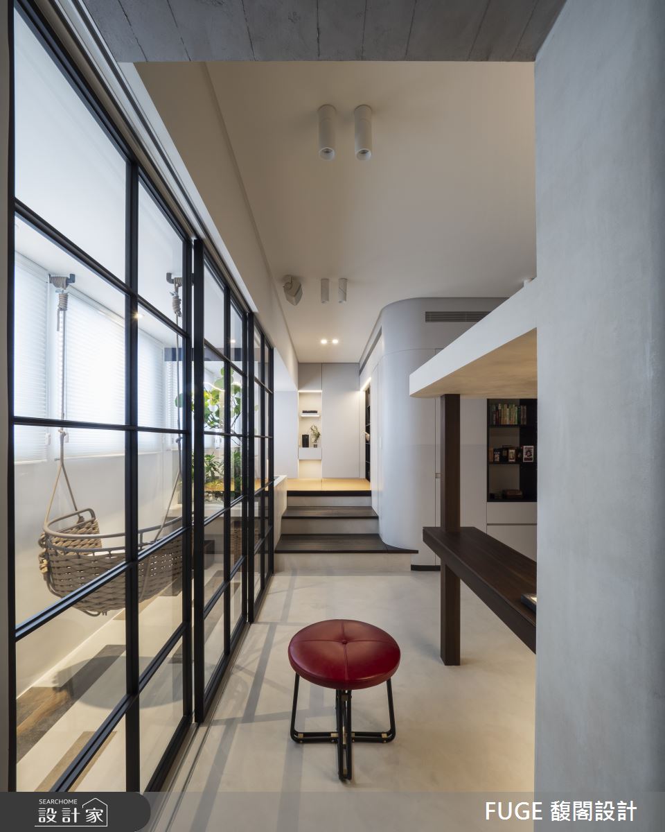 46坪老屋(31~40年)＿現代風陽台案例圖片＿FUGE GROUP 馥閣設計集團＿馥閣_House of the Mystic Art神秘學者之家之24