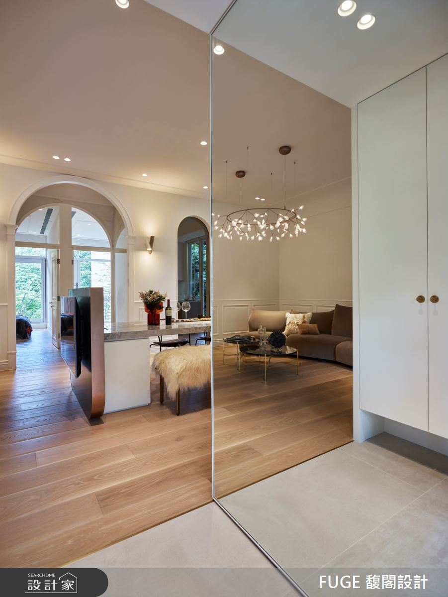 28坪中古屋(5~15年)＿簡約風玄關案例圖片＿FUGE GROUP 馥閣設計集團＿馥閣_The Best Present 最好的禮物之2