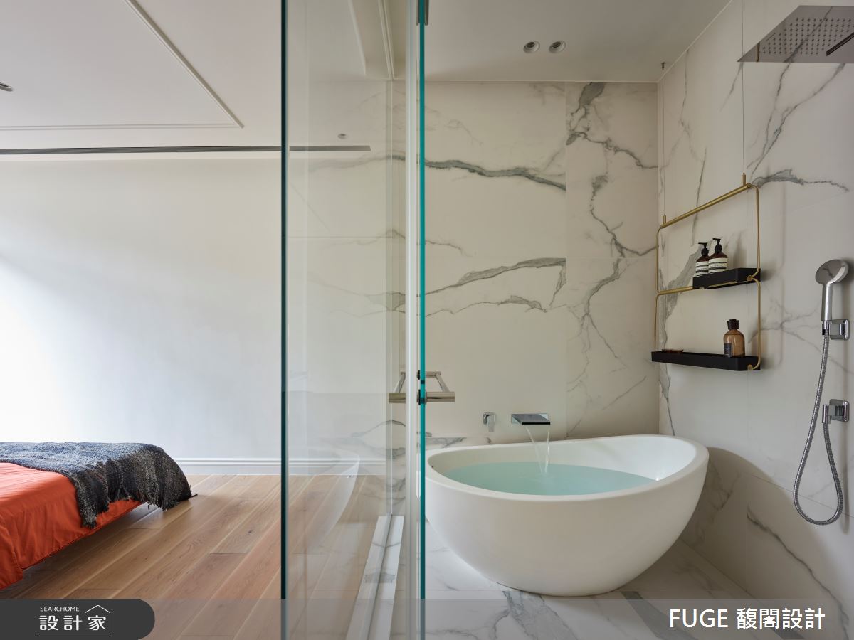 28坪中古屋(5~15年)＿簡約風臥室浴室案例圖片＿FUGE GROUP 馥閣設計集團＿馥閣_The Best Present 最好的禮物之23
