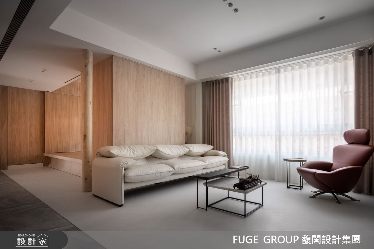 29坪老屋(16~30年)＿現代風客廳案例圖片＿FUGE GROUP 馥閣設計集團＿馥閣_靜好Keeping Company之1