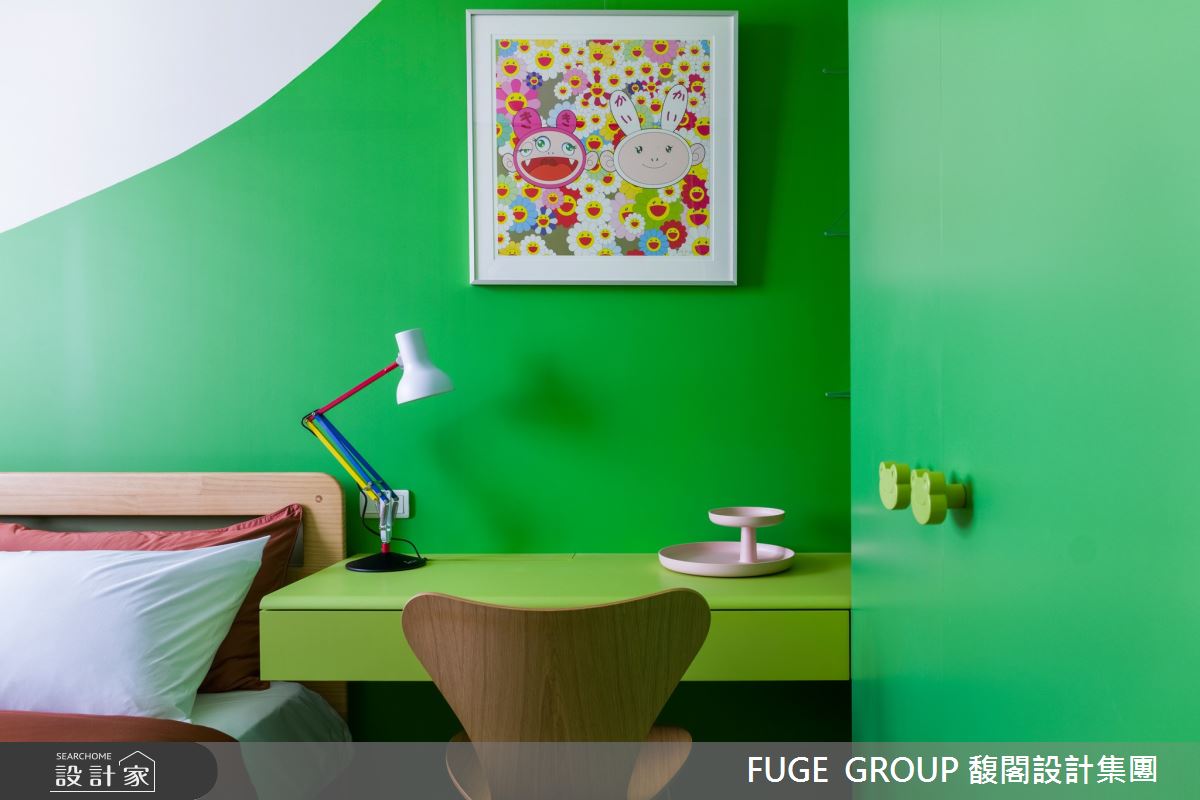 26坪老屋(16~30年)＿混搭風臥室案例圖片＿FUGE GROUP 馥閣設計集團＿馥閣_夏的魔幻 HSIA PSYCHEDELICO之25