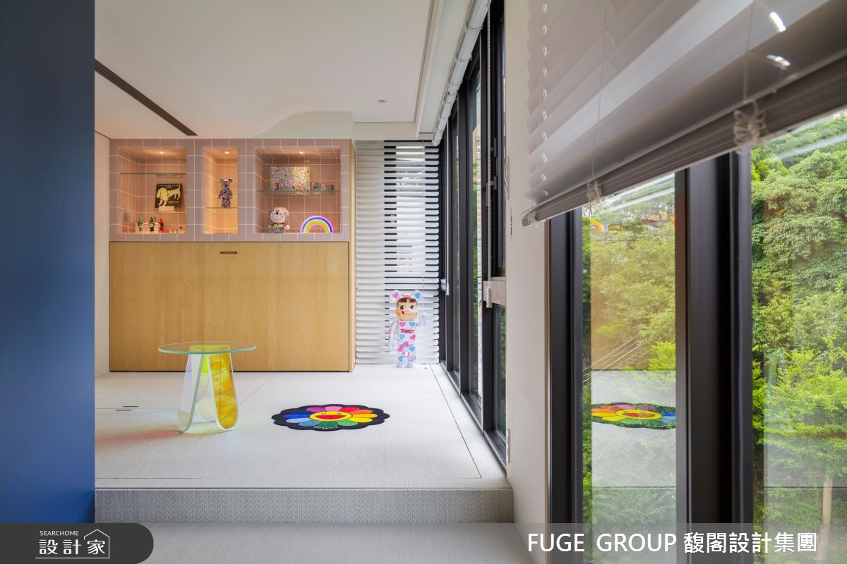 26坪老屋(16~30年)＿混搭風多功能室案例圖片＿FUGE GROUP 馥閣設計集團＿馥閣_夏的魔幻 HSIA PSYCHEDELICO之11