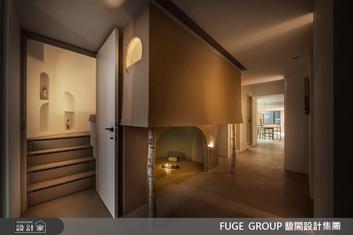 88坪老屋(16~30年)＿混搭風走廊案例圖片＿FUGE GROUP 馥閣設計集團＿馥閣_拾光縮影Hometown in Miniature之27