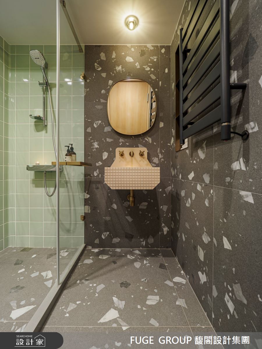 88坪老屋(16~30年)＿混搭風浴室案例圖片＿FUGE GROUP 馥閣設計集團＿馥閣_拾光縮影Hometown in Miniature之37