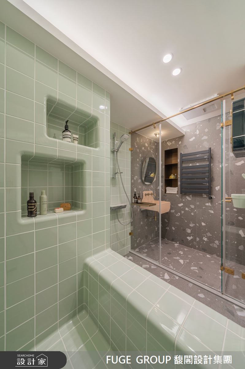 88坪老屋(16~30年)＿混搭風浴室案例圖片＿FUGE GROUP 馥閣設計集團＿馥閣_拾光縮影Hometown in Miniature之38