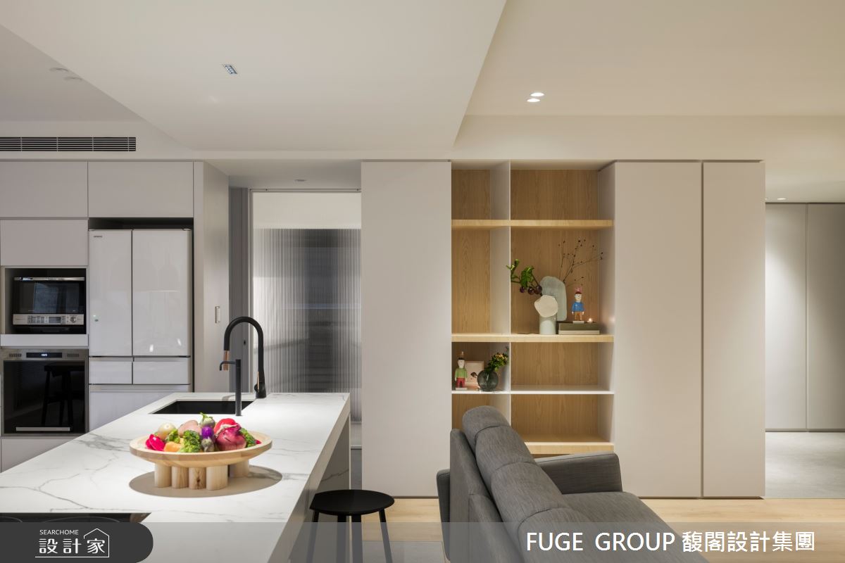 37坪新成屋(5年以下)＿現代風客廳餐廳中島案例圖片＿FUGE GROUP 馥閣設計集團＿馥閣_Closer之9