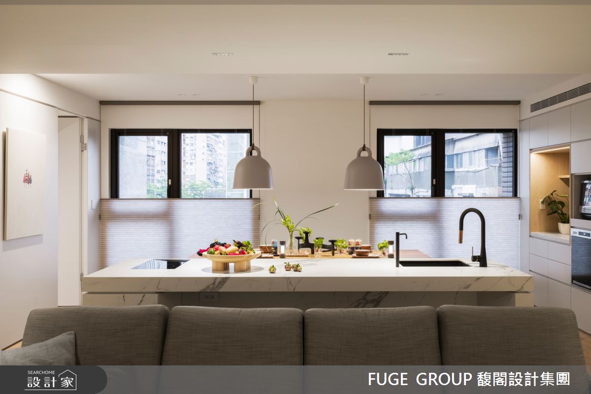 37坪新成屋(5年以下)＿現代風餐廳中島案例圖片＿FUGE GROUP 馥閣設計集團＿馥閣_Closer之13