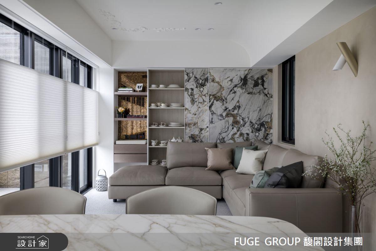 23坪中古屋(5~15年)＿飯店風客廳案例圖片＿FUGE GROUP 馥閣設計集團＿馥閣_品味人生Taste of Life之7