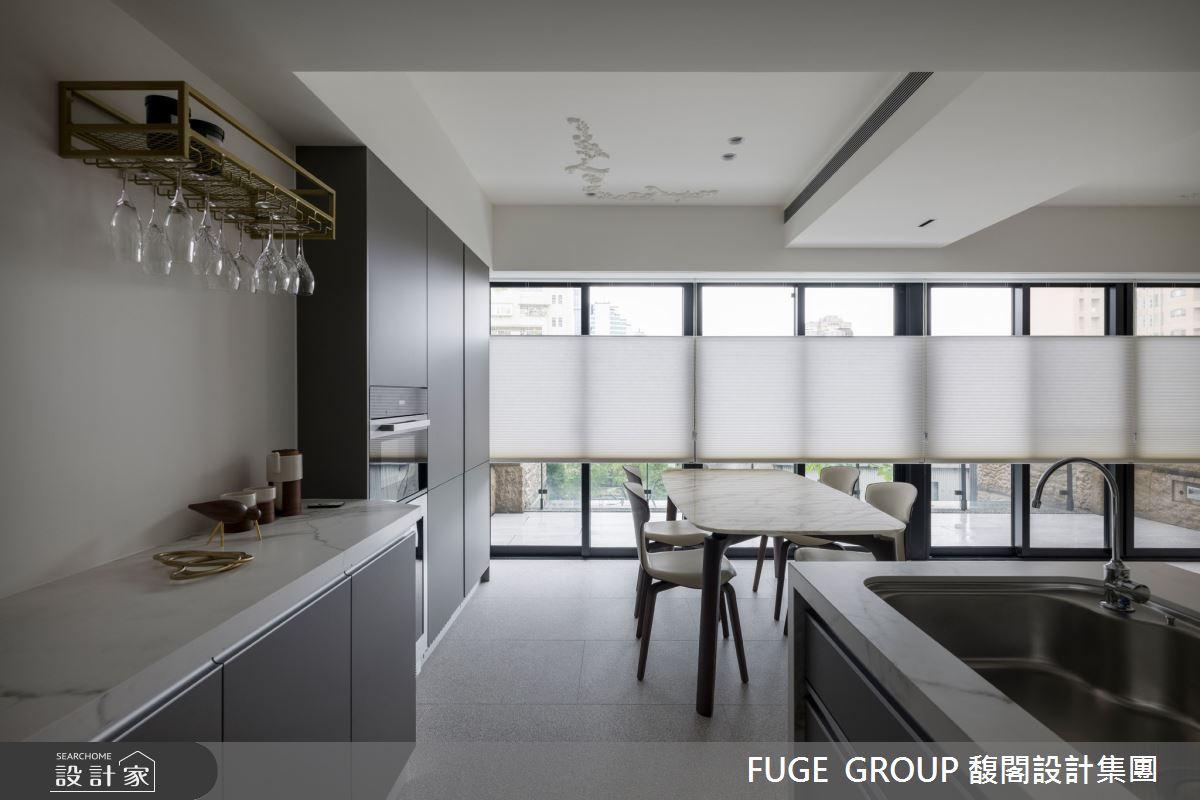 23坪中古屋(5~15年)＿飯店風廚房案例圖片＿FUGE GROUP 馥閣設計集團＿馥閣_品味人生Taste of Life之8