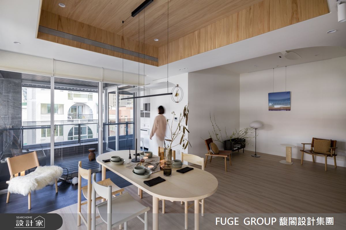 新成屋(5年以下)＿北歐風客廳餐廳陽台案例圖片＿FUGE GROUP 馥閣設計集團＿馥閣_海灣 THE BAY之12