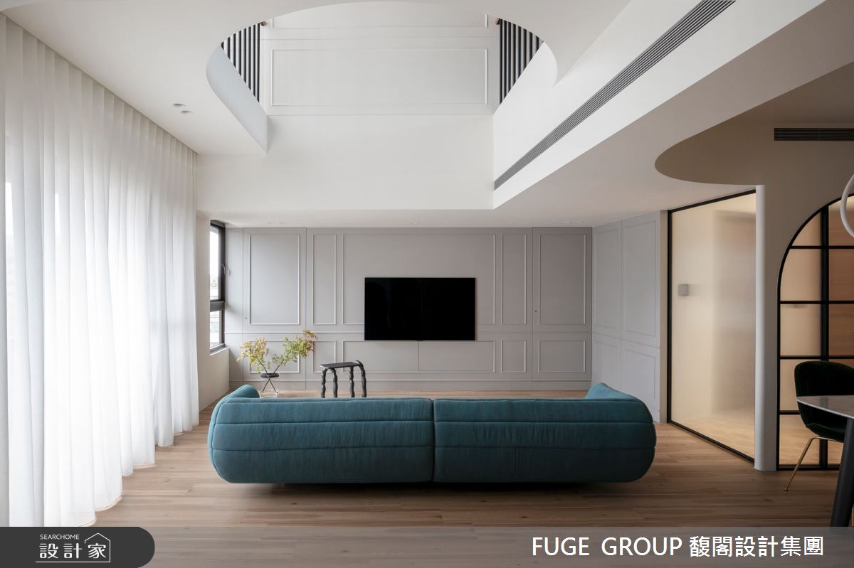 新成屋(5年以下)＿美式風客廳案例圖片＿FUGE GROUP 馥閣設計集團＿馥閣_Softness之2