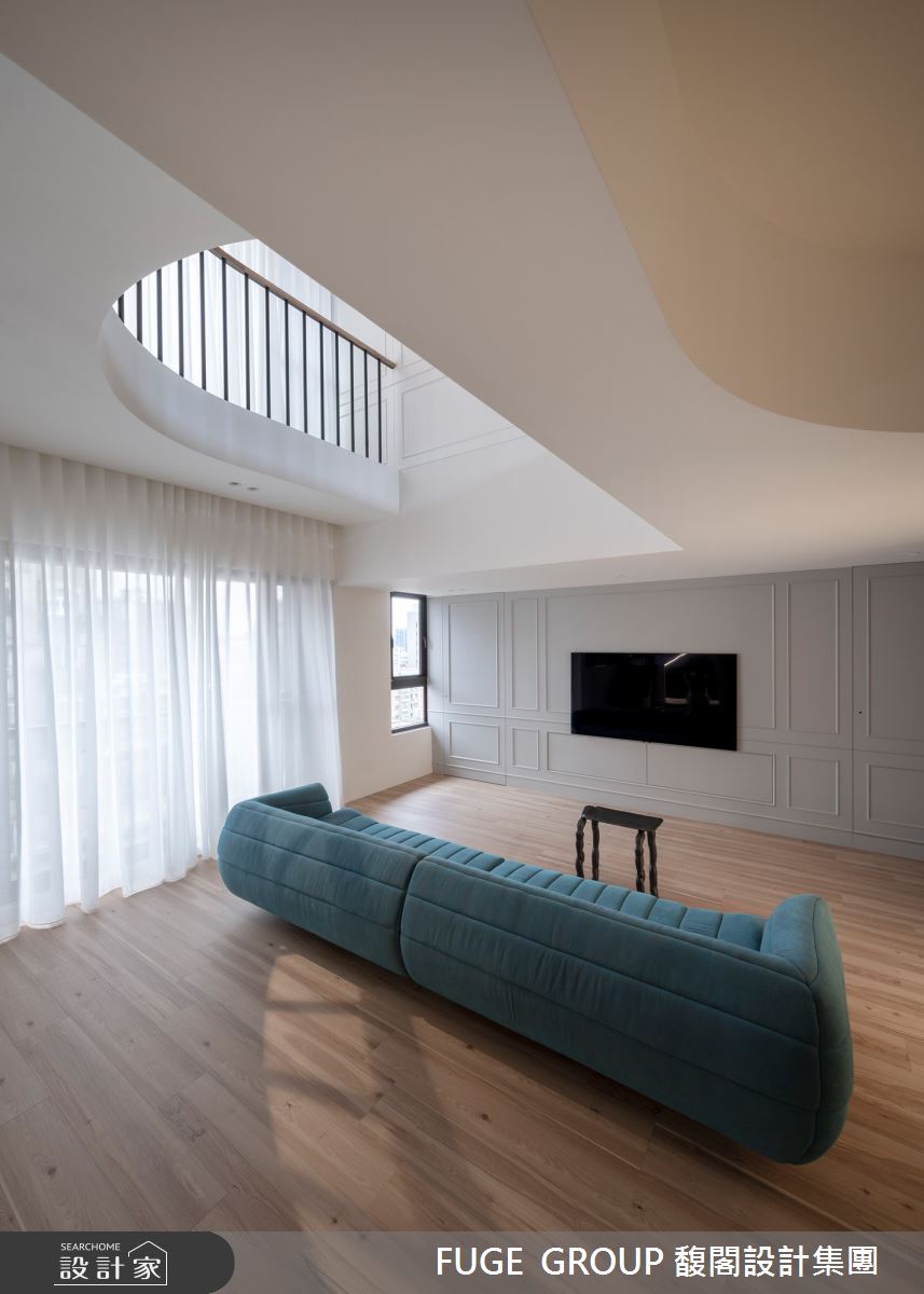 新成屋(5年以下)＿美式風客廳案例圖片＿FUGE GROUP 馥閣設計集團＿馥閣_Softness之3