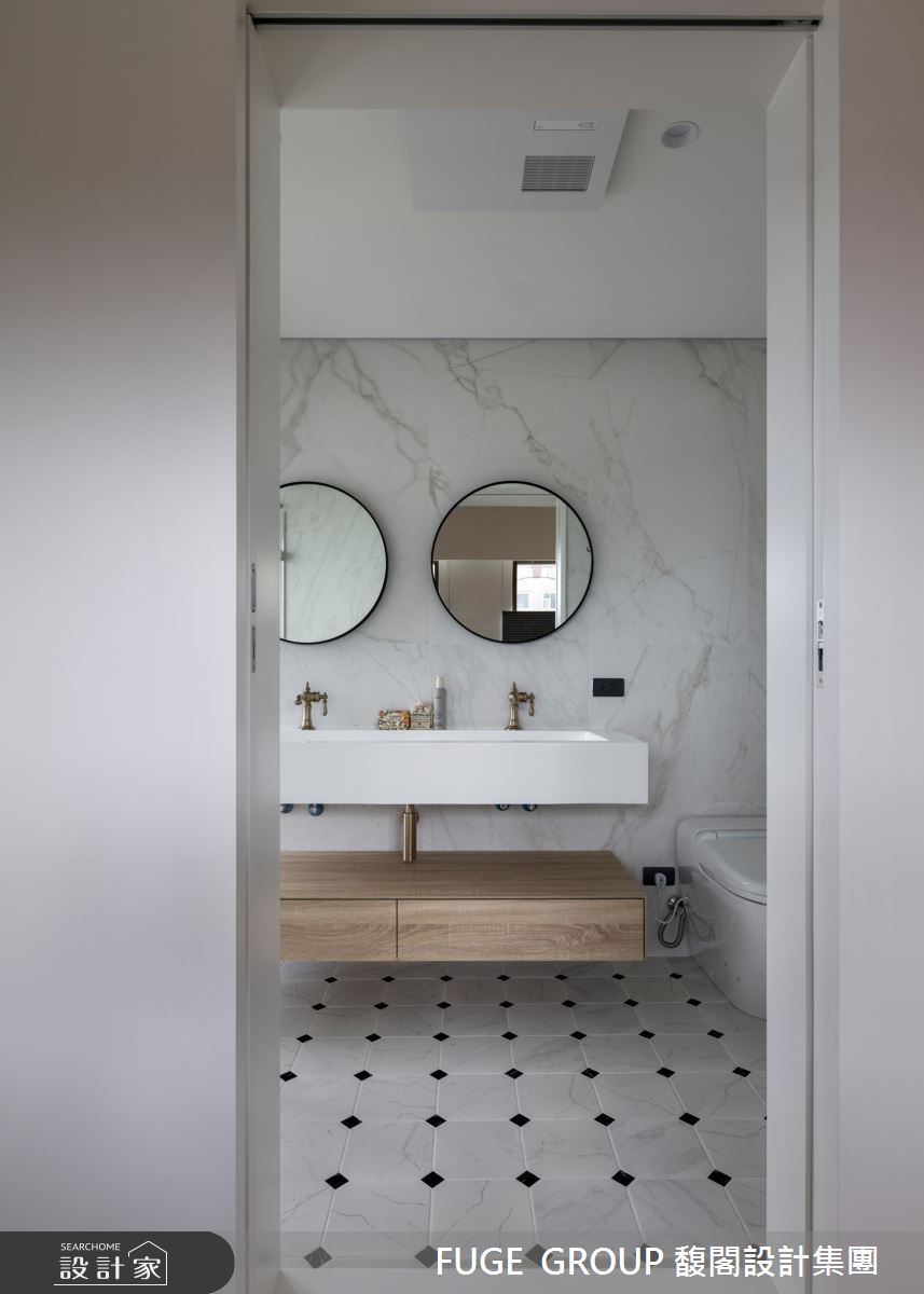 新成屋(5年以下)＿美式風浴室案例圖片＿FUGE GROUP 馥閣設計集團＿馥閣_Softness之16