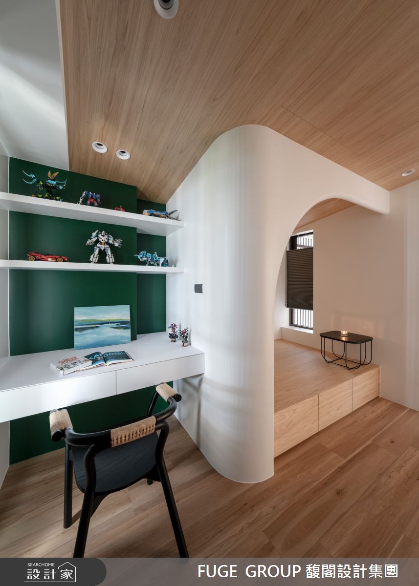 新成屋(5年以下)＿美式風書房工作區多功能室案例圖片＿FUGE GROUP 馥閣設計集團＿馥閣_Softness之22