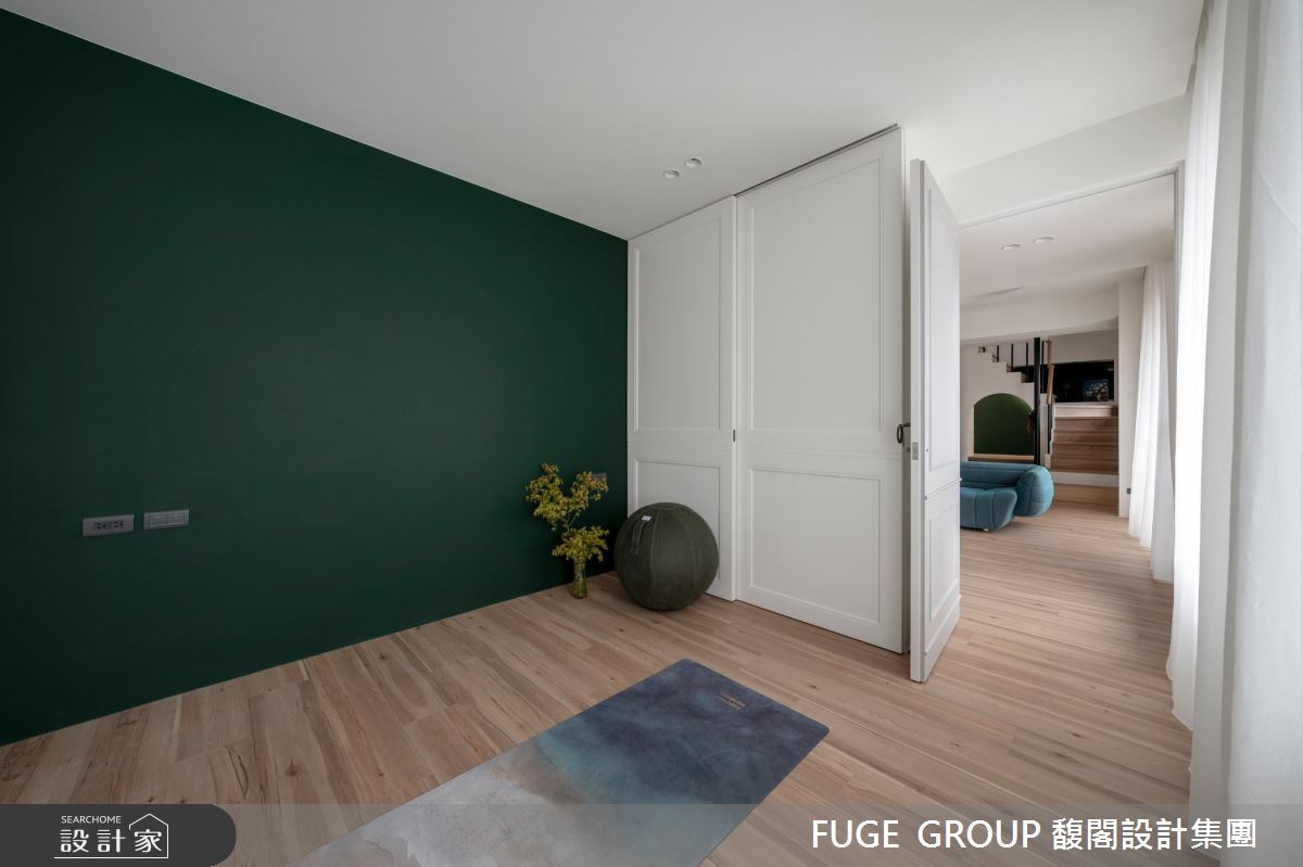 新成屋(5年以下)＿美式風客廳樓梯多功能室案例圖片＿FUGE GROUP 馥閣設計集團＿馥閣_Softness之27