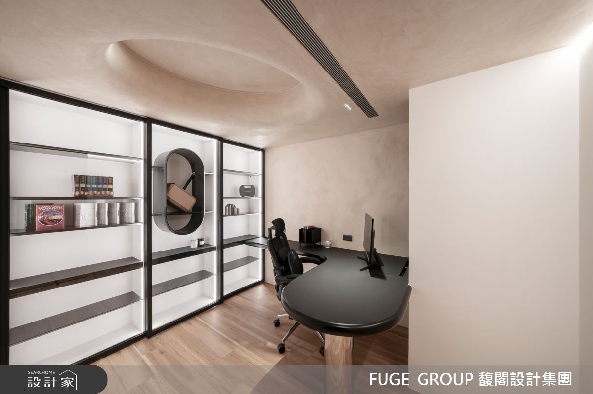 新成屋(5年以下)＿美式風書房工作區案例圖片＿FUGE GROUP 馥閣設計集團＿馥閣_Softness之33