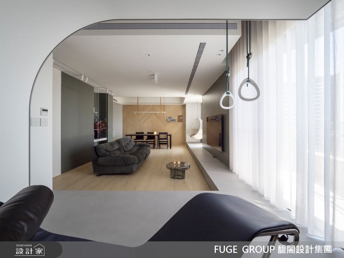 新成屋(5年以下)＿現代風客廳餐廳案例圖片＿FUGE GROUP 馥閣設計集團＿馥閣_Swing之2