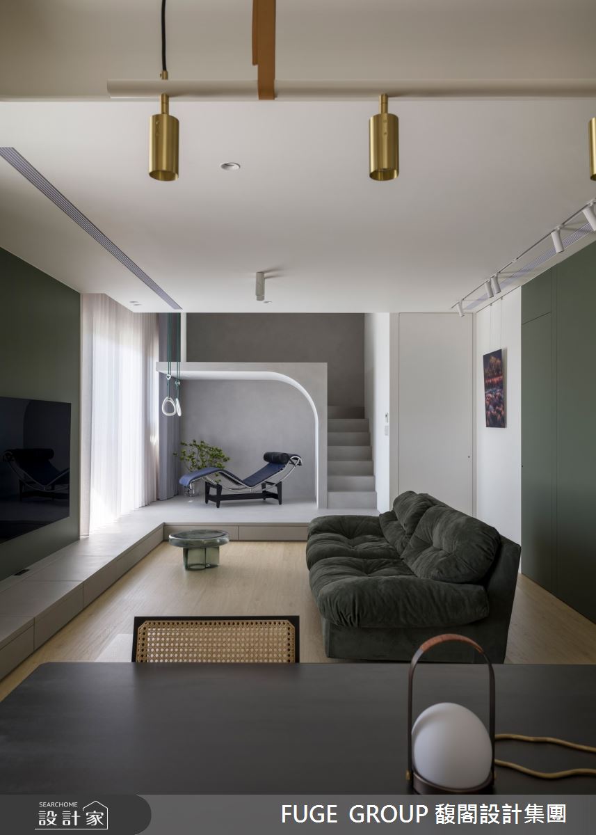 新成屋(5年以下)＿現代風客廳餐廳樓梯案例圖片＿FUGE GROUP 馥閣設計集團＿馥閣_Swing之8