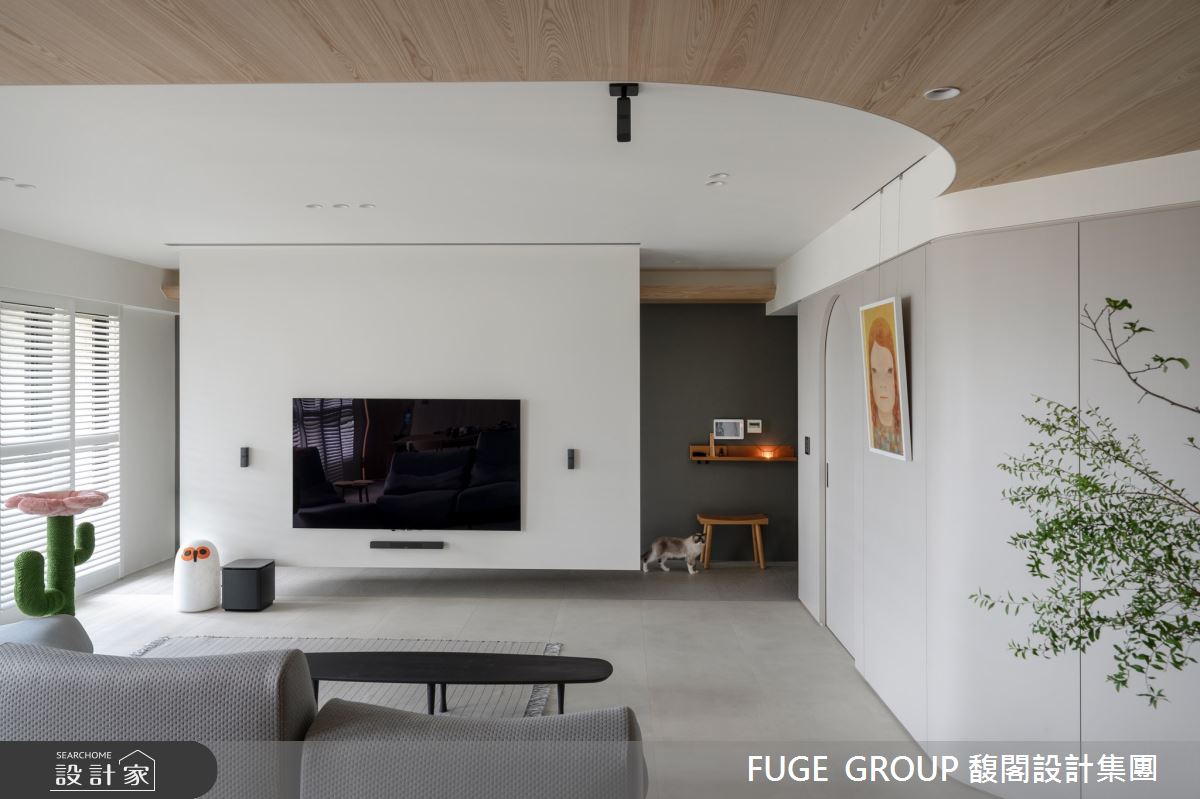 35坪新成屋(5年以下)＿混搭風客廳案例圖片＿FUGE GROUP 馥閣設計集團＿馥閣_He's A Keeper之4