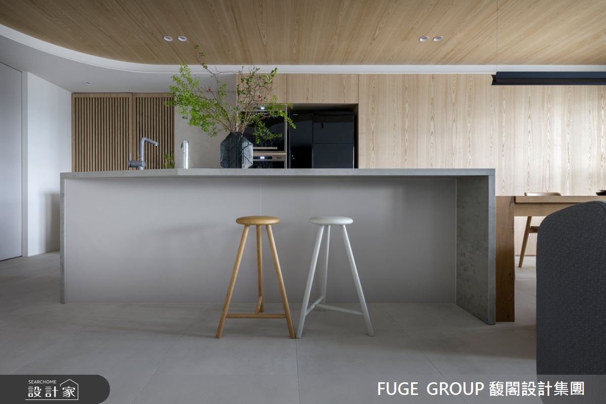 35坪新成屋(5年以下)＿混搭風餐廳中島案例圖片＿FUGE GROUP 馥閣設計集團＿馥閣_He's A Keeper之6
