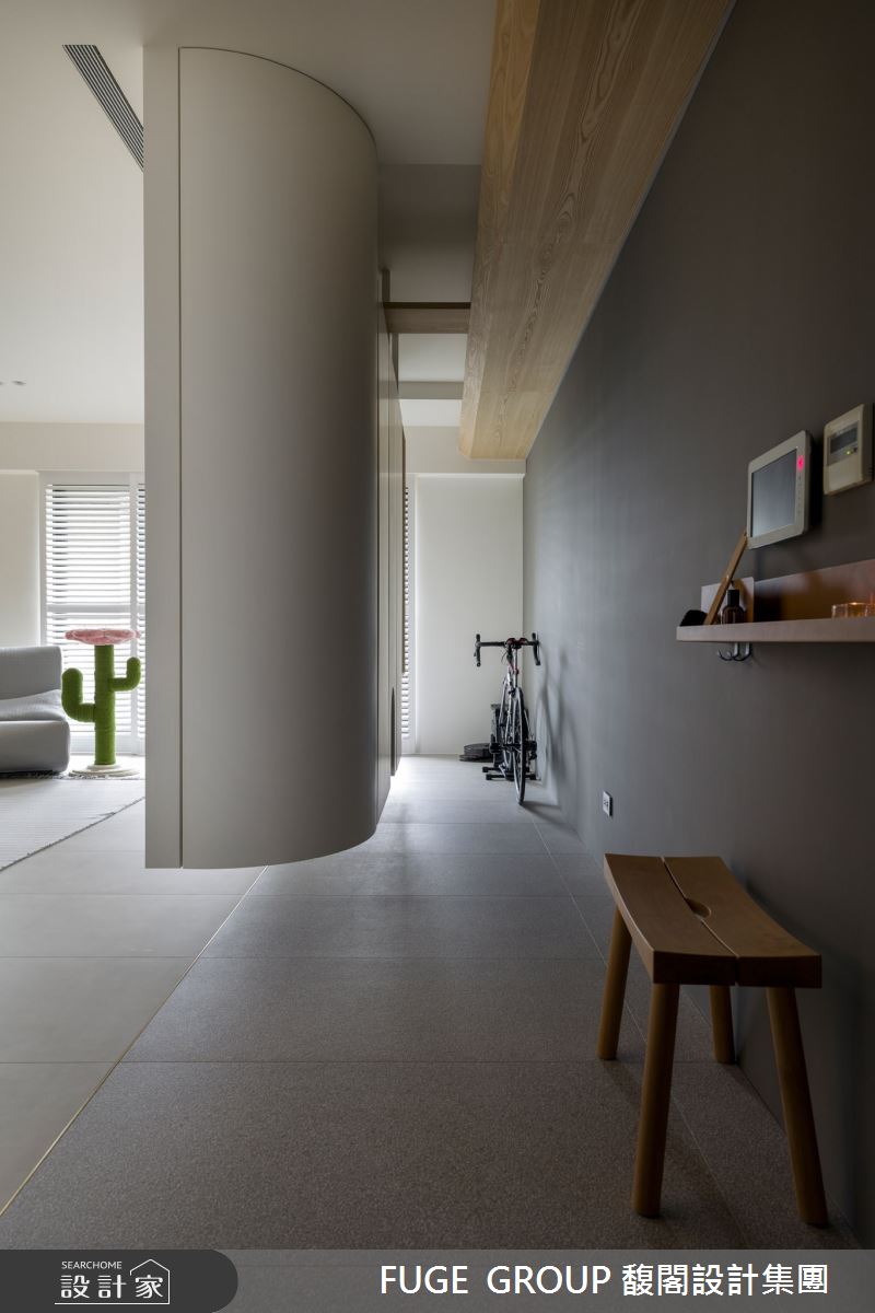 35坪新成屋(5年以下)＿混搭風玄關案例圖片＿FUGE GROUP 馥閣設計集團＿馥閣_He's A Keeper之10