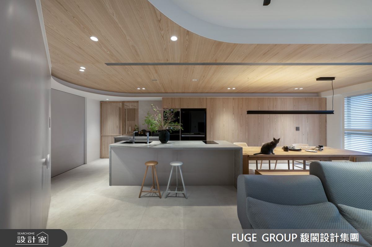35坪新成屋(5年以下)＿混搭風餐廳中島案例圖片＿FUGE GROUP 馥閣設計集團＿馥閣_He's A Keeper之11