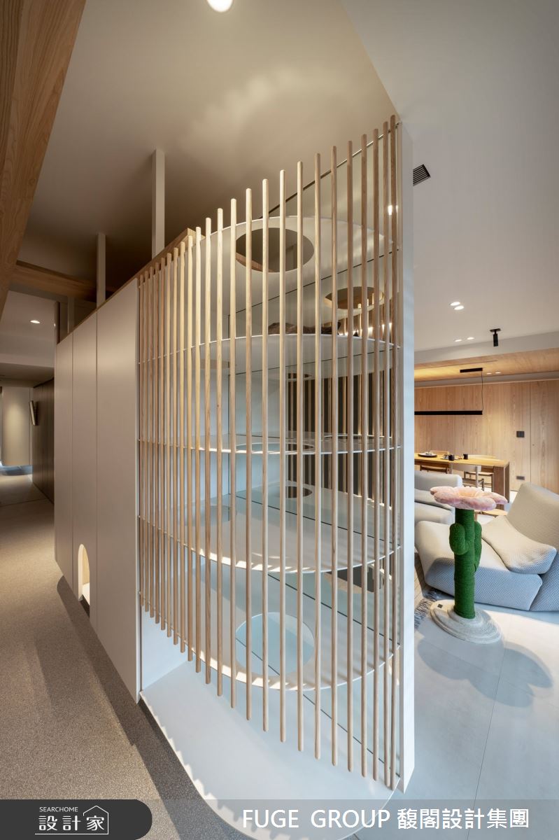 35坪新成屋(5年以下)＿混搭風客廳寵物案例圖片＿FUGE GROUP 馥閣設計集團＿馥閣_He's A Keeper之14