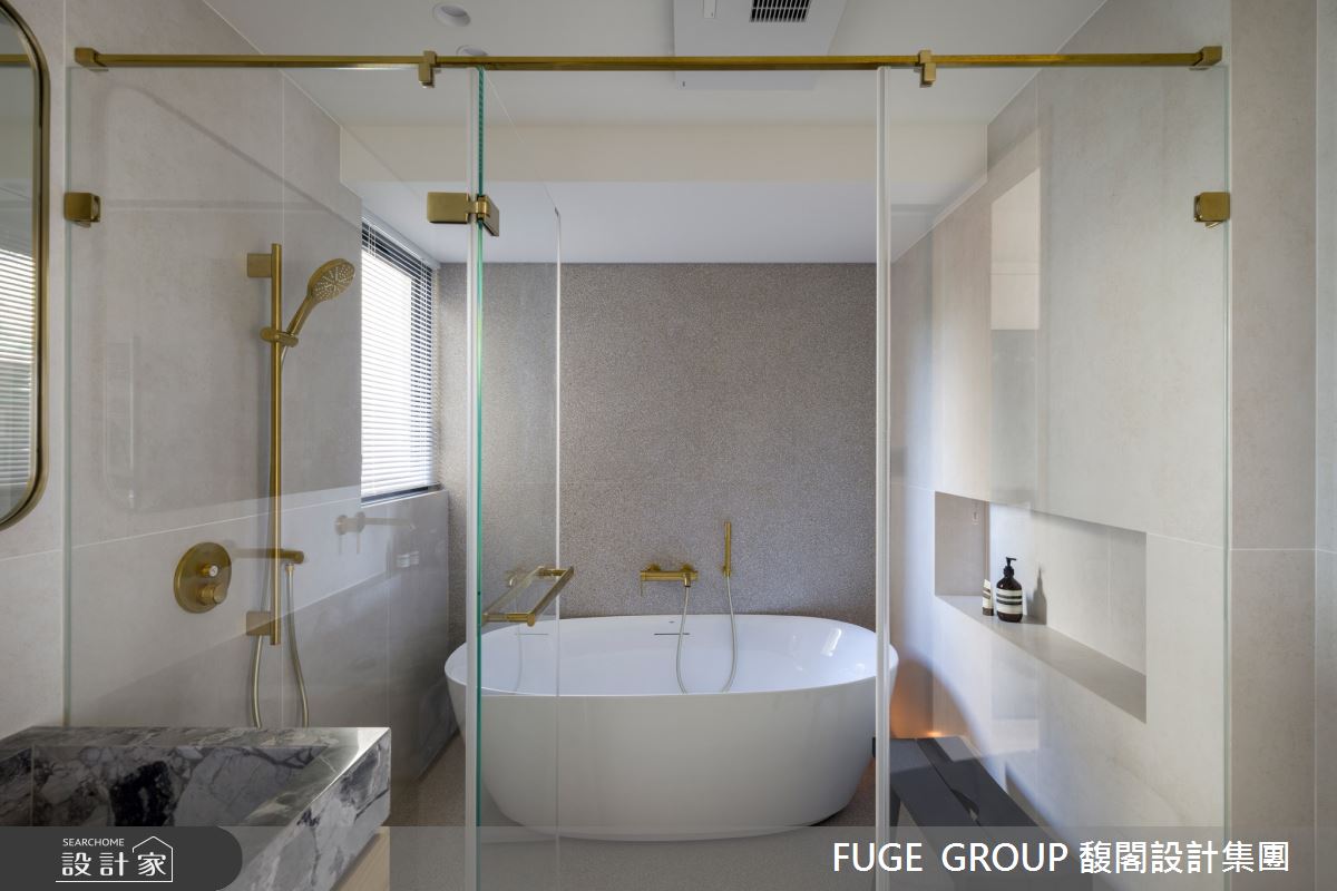 35坪新成屋(5年以下)＿混搭風浴室案例圖片＿FUGE GROUP 馥閣設計集團＿馥閣_He's A Keeper之19