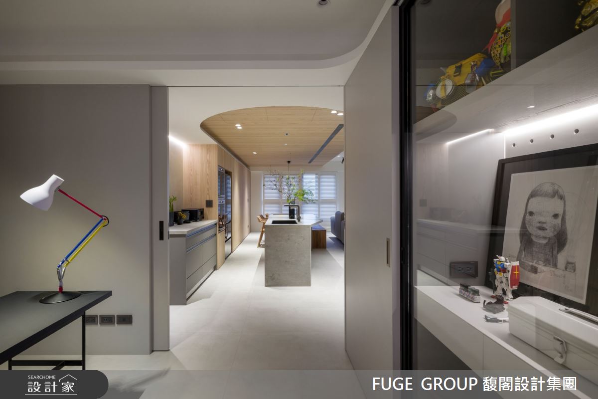 35坪新成屋(5年以下)＿混搭風餐廳書房工作區中島案例圖片＿FUGE GROUP 馥閣設計集團＿馥閣_He's A Keeper之34