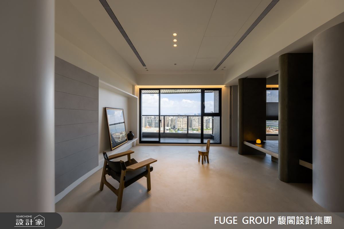 24坪毛胚屋＿簡約風客廳案例圖片＿FUGE GROUP 馥閣設計集團＿馥閣_Oasis of Freedom 自由綠洲之6