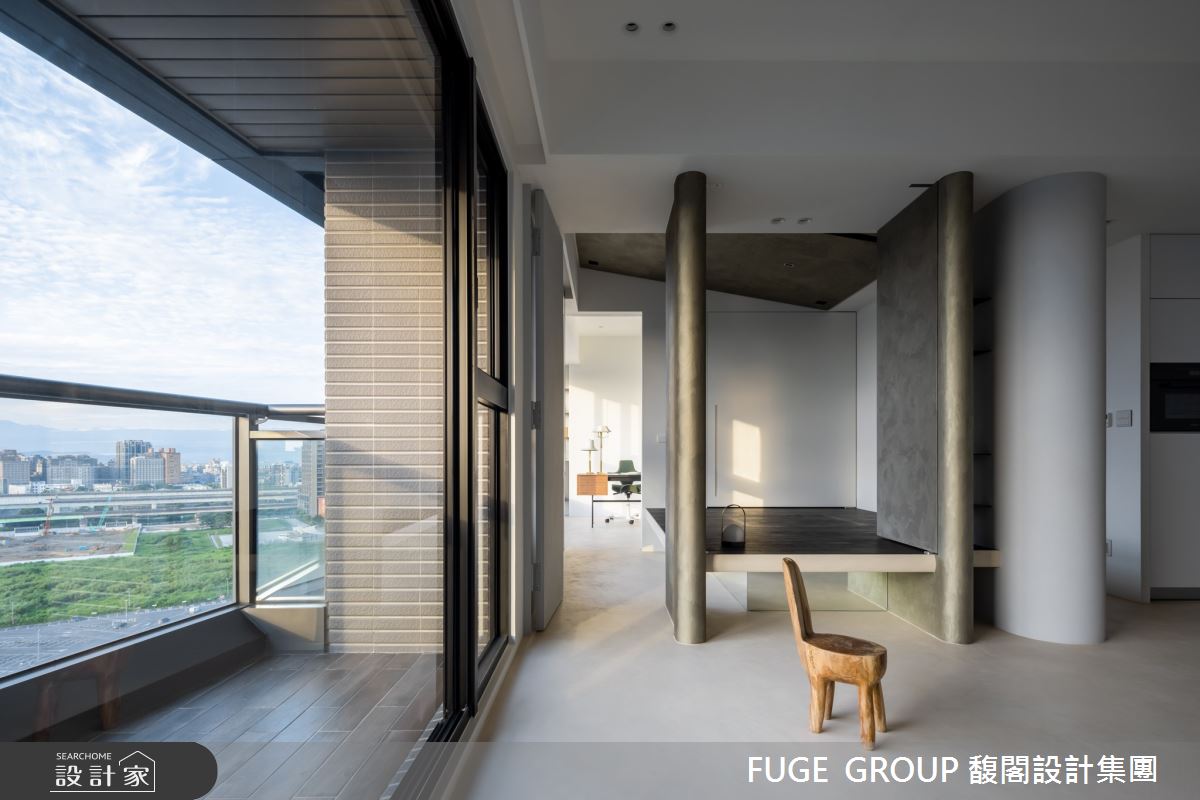 24坪毛胚屋＿簡約風客廳走廊陽台多功能室案例圖片＿FUGE GROUP 馥閣設計集團＿馥閣_Oasis of Freedom 自由綠洲之9