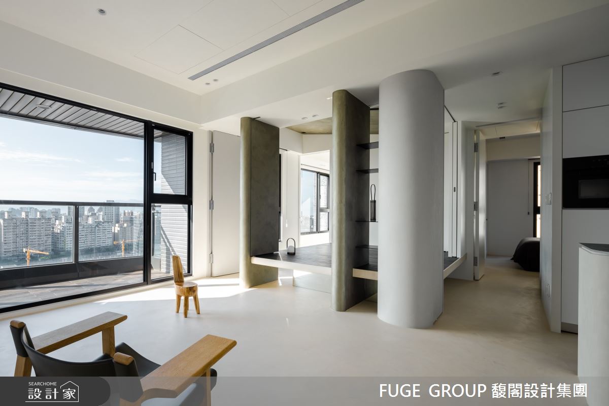 24坪毛胚屋＿簡約風客廳臥室陽台多功能室案例圖片＿FUGE GROUP 馥閣設計集團＿馥閣_Oasis of Freedom 自由綠洲之11