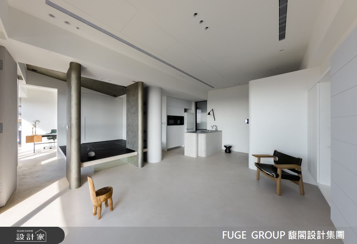 24坪毛胚屋＿簡約風客廳廚房書房和室工作區多功能室中島案例圖片＿FUGE GROUP 馥閣設計集團＿馥閣_Oasis of Freedom 自由綠洲之14