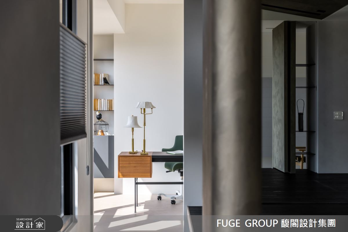 24坪毛胚屋＿簡約風書房工作區多功能室案例圖片＿FUGE GROUP 馥閣設計集團＿馥閣_Oasis of Freedom 自由綠洲之15