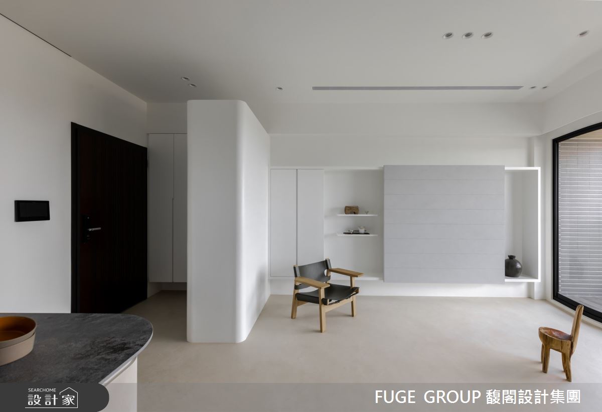 24坪毛胚屋＿簡約風玄關客廳案例圖片＿FUGE GROUP 馥閣設計集團＿馥閣_Oasis of Freedom 自由綠洲之1