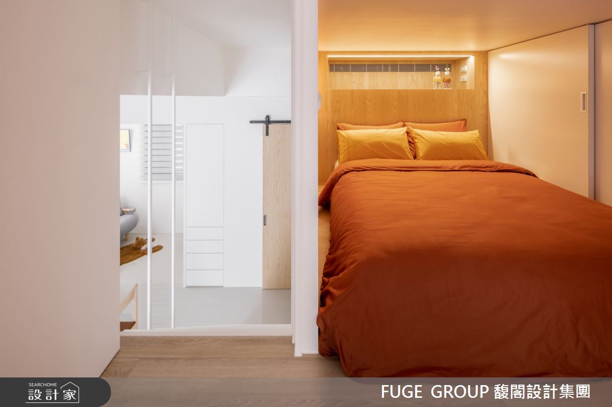 預售屋＿北歐風臥室案例圖片＿FUGE GROUP 馥閣設計集團＿馥閣_Steps for the Future（ft. #哈囉兔兔）之13